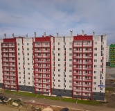 Ход строительства дома 23 в ЖК Вишневая Горка -
