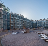 Ход строительства дома 5, корпус 4.1 в ЖК Дворцовый Фасад -