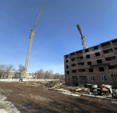 Ход строительства дома 14А, секция 1 в ЖК Классики -