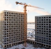 Ход строительства дома Процветающий (ГП-21) в Микрорайон Домашний -