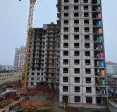 Ход строительства дома 1 в ЖК Уникум на Амирхана -