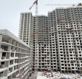 Ход строительства дома 1 в ЖК Vitamin-квартал на Титова -