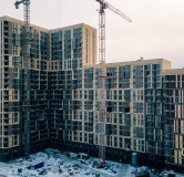 Ход строительства дома 96 в ЖК Живи! в Рыбацком -