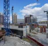Ход строительства дома 21, ГП-72.105 в ЖК Мириады -