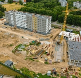 Ход строительства дома 1 в ЖК Базилик -