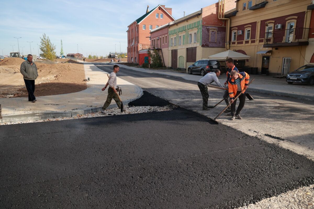 Строительство дороги между Стрелкой и Совнаркомовской завершено на 90% - фото 1