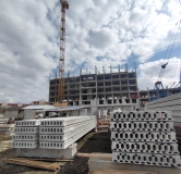 Ход строительства дома 47б, секция А в ЖК Южный сити -