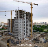 Ход строительства дома 1826 (ГП-76) в ЖК Беринг -