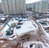 Ход строительства дома 12.2 в ЖК Курчатова -