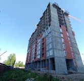 Ход строительства дома 7.1 в ЖК Уральский -