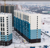 Ход строительства дома 1 в ЖК Самоцветы -