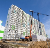 Ход строительства дома 38 в ЖК Озерки -