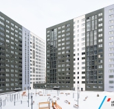 Ход строительства дома 1, секции 5,6,7,8 в ЖК Parkolovo -