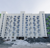 Ход строительства дома 13 в ЖК Никс Лайн на Блюхера -