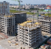 Ход строительства дома № 1, корпус 1 (ГП-5.2) в ЖК Уездные кварталы -