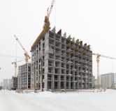 Ход строительства дома 2 в ЖК Солнечный (Эталон) -