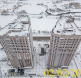 Ход строительства дома № 5.2 в ЖК Новоостровский -