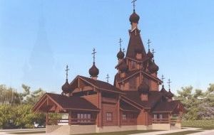 Храмовый комплекс у деревни Новопокровское в Советском районе