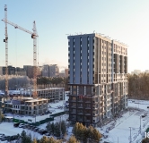 Ход строительства дома 1 в ЖК Дабл-Дабл -