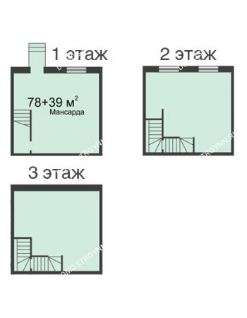 4 комнатная квартира 78 м² в КП Аладдин, дом 6 типа