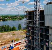 Ход строительства дома 96 в ЖК Живи! в Рыбацком -