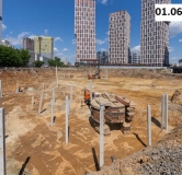 Ход строительства дома 1 в ЖК Парковый Квартал 2.0 -