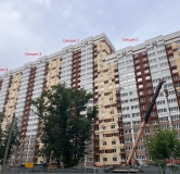 Ход строительства дома № 1 в ЖК Развитие -