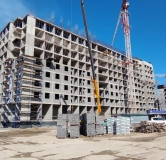Ход строительства дома 16 в ЖК На Высоком берегу -