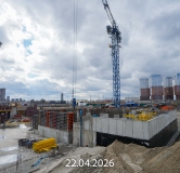 Ход строительства дома 21, ГП-72.105 в ЖК Мириады -