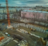 Ход строительства дома 1.1 в ЖК Меридиан -