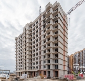 Ход строительства дома 1 в ЖК Сэтл ЛОФТ -
