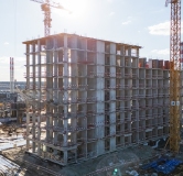 Ход строительства дома Процветающий (ГП-21) в Микрорайон Домашний -