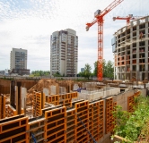 Ход строительства дома 1 в ЖК Малевич -