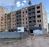 Ход строительства дома секция 2 в ЖК Дом по Революционеров -