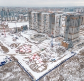 Ход строительства дома 2, 4 этап в ЖК Чижи -