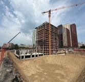 Ход строительства дома 1.1 в ЖК Лемонт (LEMONT) -