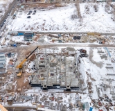 Ход строительства дома 3.2.1 в ЖК Остров на Норильской -