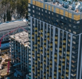 Ход строительства дома секция 1, 1.1, 1.2 в ЖК Пульсар -