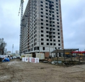 Ход строительства дома блок А в ЖК Лазурный -