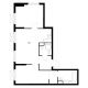 2 комнатная квартира 58,1 м² в ЖК Савин парк, дом корпус 10 - планировка