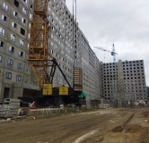 Ход строительства дома 4 в ЖК Лугометрия -