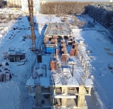 Ход строительства дома 21 в ЖК Норвежский Лес -