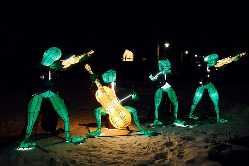 В Ростове открылся парк гигантских световых фонарей