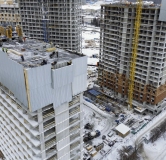 Ход строительства дома 1.1-1.4 в ЖК Теплые Кварталы -