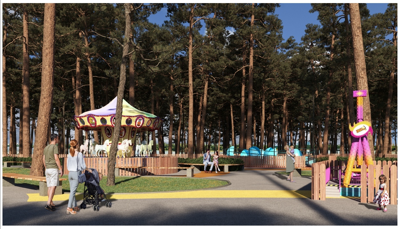Карусели и игровые комплексы запустят в парке «Дельфин» к маю 2021 года - фото 1