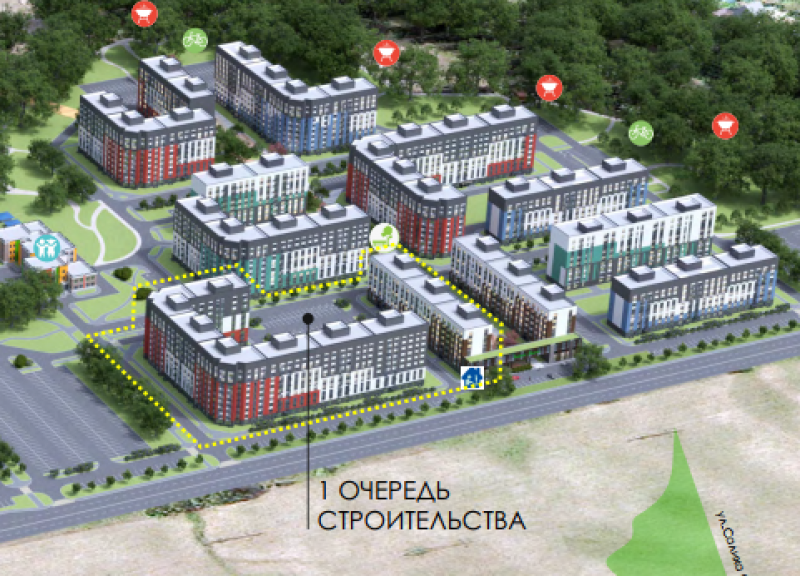Дом 1.2 в ЖК Зеленая Долина - фото 1