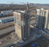 Ход строительства дома № 1 в ЖК Кедр -
