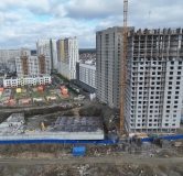 Ход строительства дома 1Г в ЖК На Тенистой -