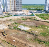 Ход строительства дома 10, корпус 1 в ЖК Остров-сад -