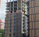 Ход строительства дома 12, корпус 1 в ЖК Тетрис -